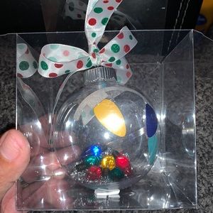 Plastic xmas ornament